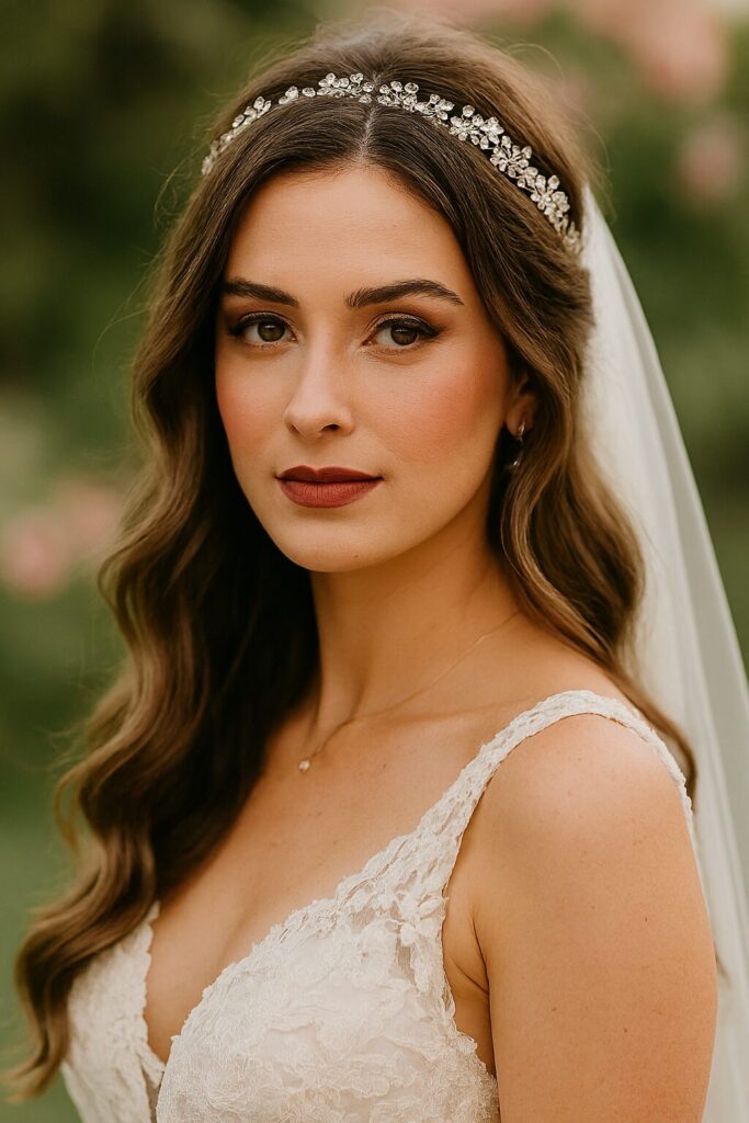 Trendy bridal hair inspiration