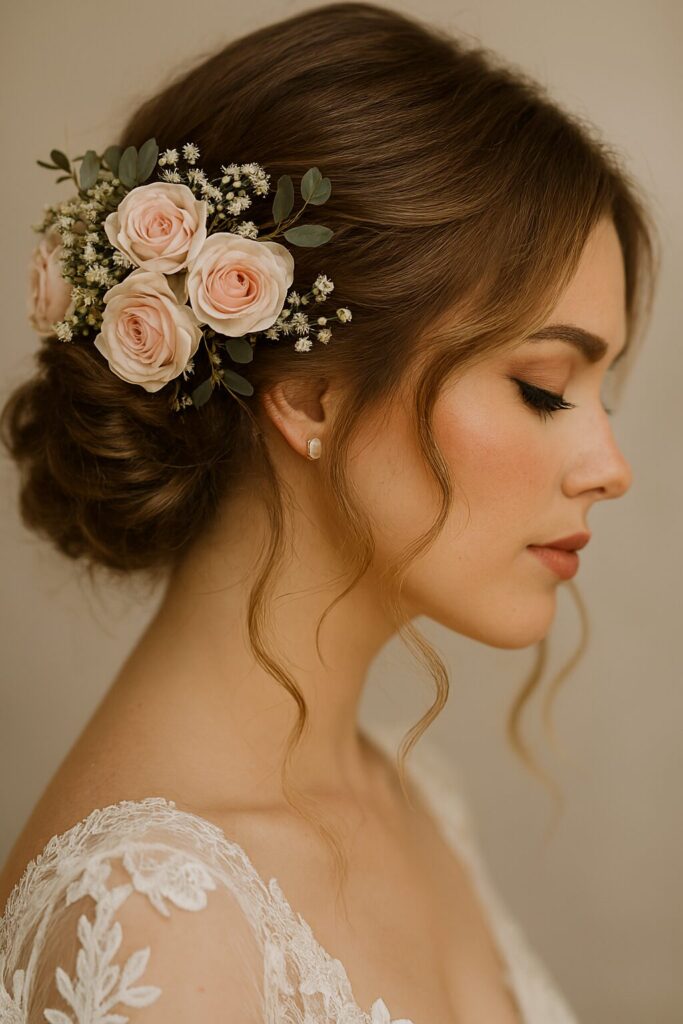 Trendy bridal hair inspiration