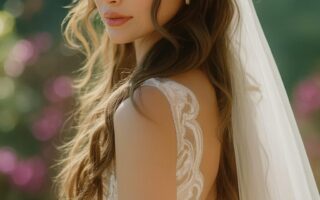 Beautiful bridal hairstyle