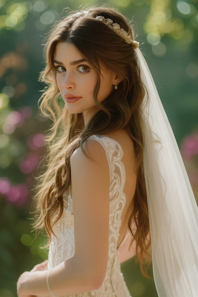 Beautiful bridal hairstyle