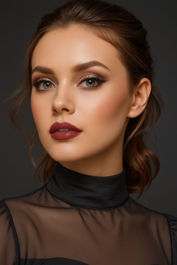 Beautiful bridal makeup look