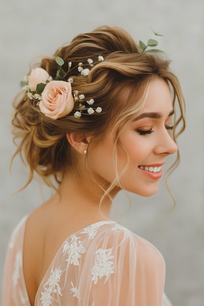 Trendy bridal hair inspiration