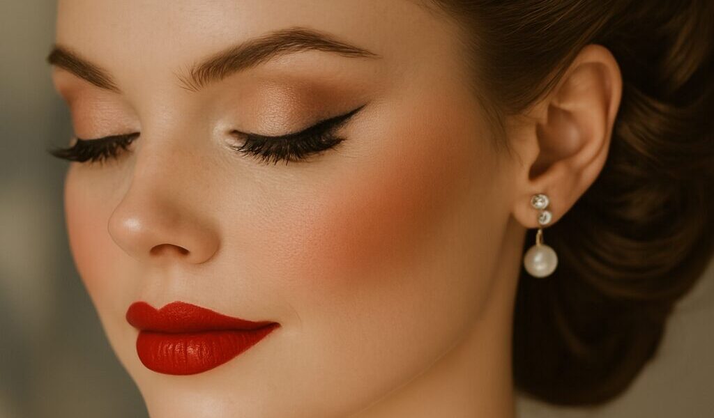 Beautiful bridal makeup look