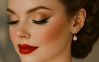 Beautiful bridal makeup look