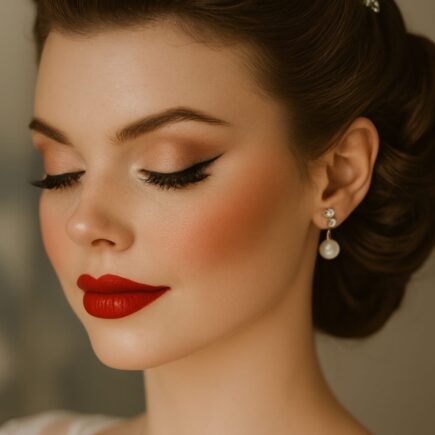 Beautiful bridal makeup look