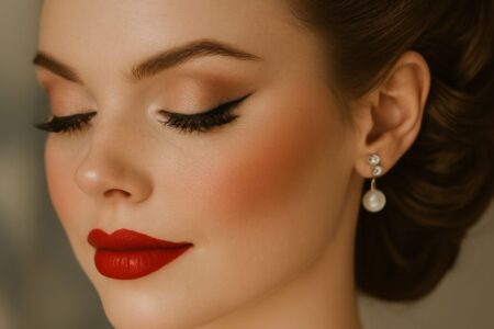 Beautiful bridal makeup look