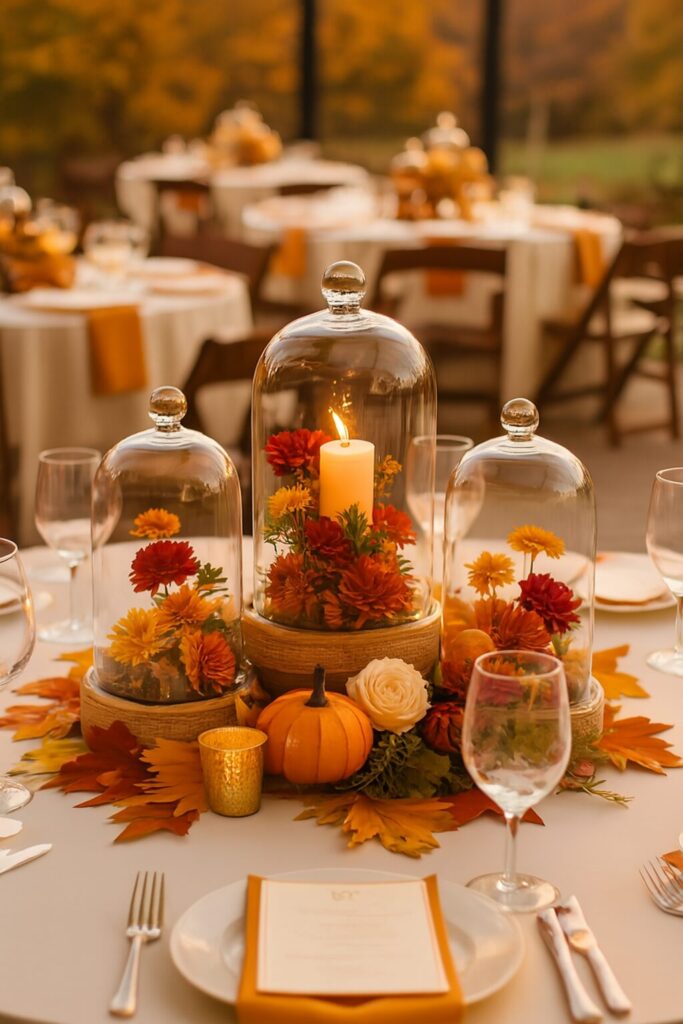 Romantic wedding decorations with timeless style
