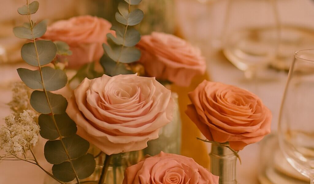 Romantic wedding decorations with timeless style