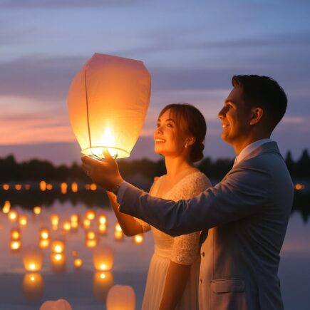 Joyful moment captured in wedding photo