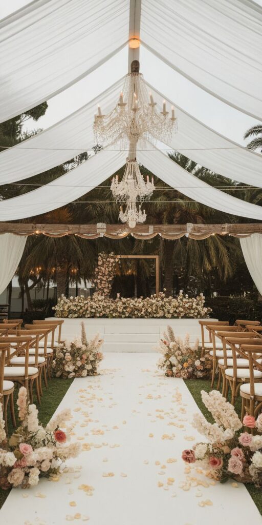 Beautiful wedding celebration on a budget