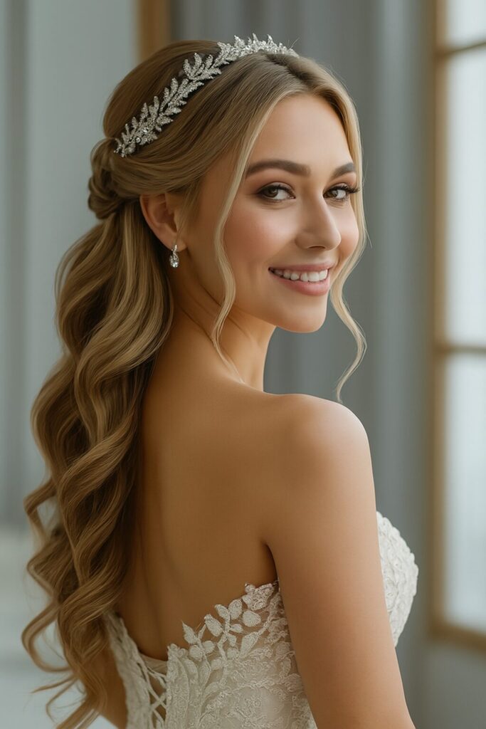 Modern minimalist bridal dress