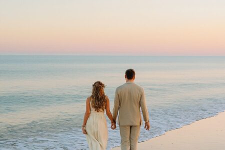 Joyful moment captured in wedding photo