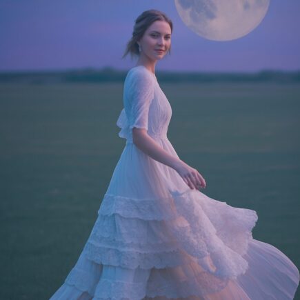 Modern minimalist bridal dress