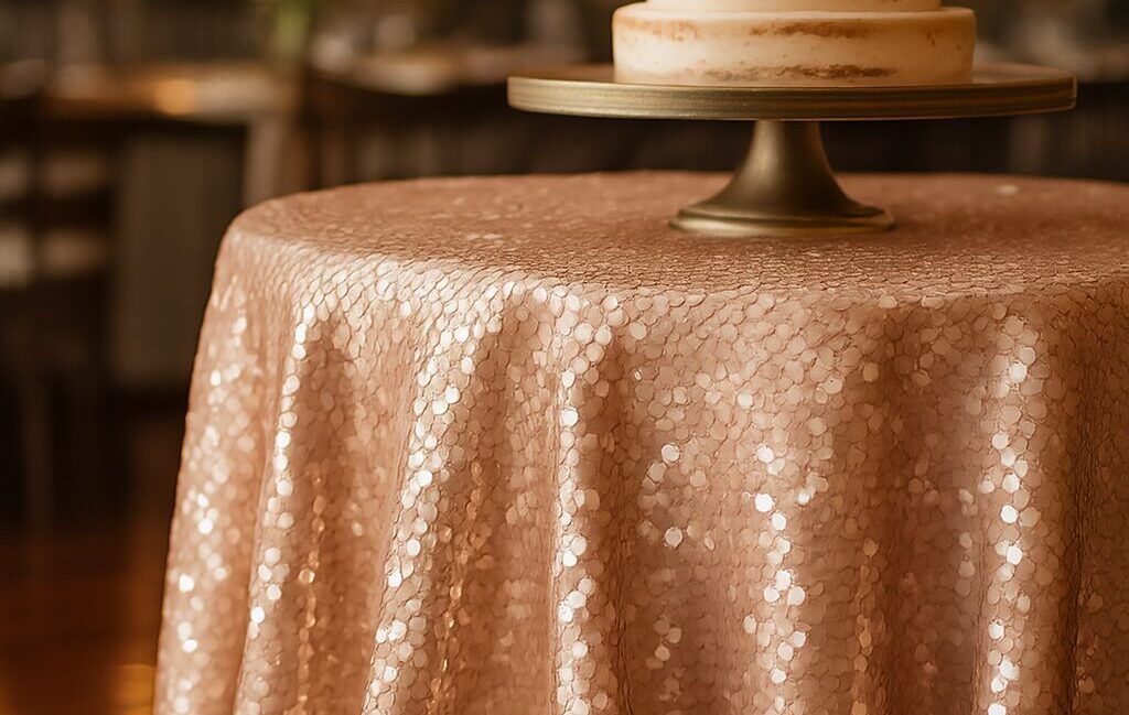 Elegant rustic wedding table arrangement